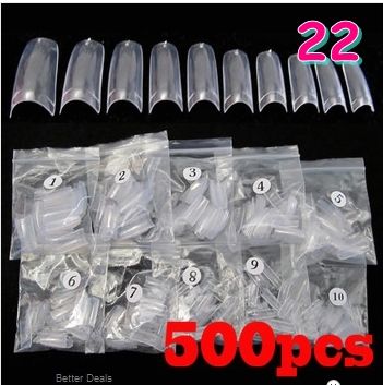 500 Tips p/ unha de gel